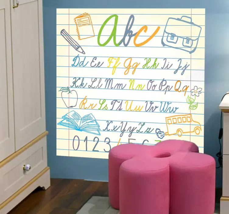 Abėcėlės užrašų knygelė vaikams - „Tenstickers“