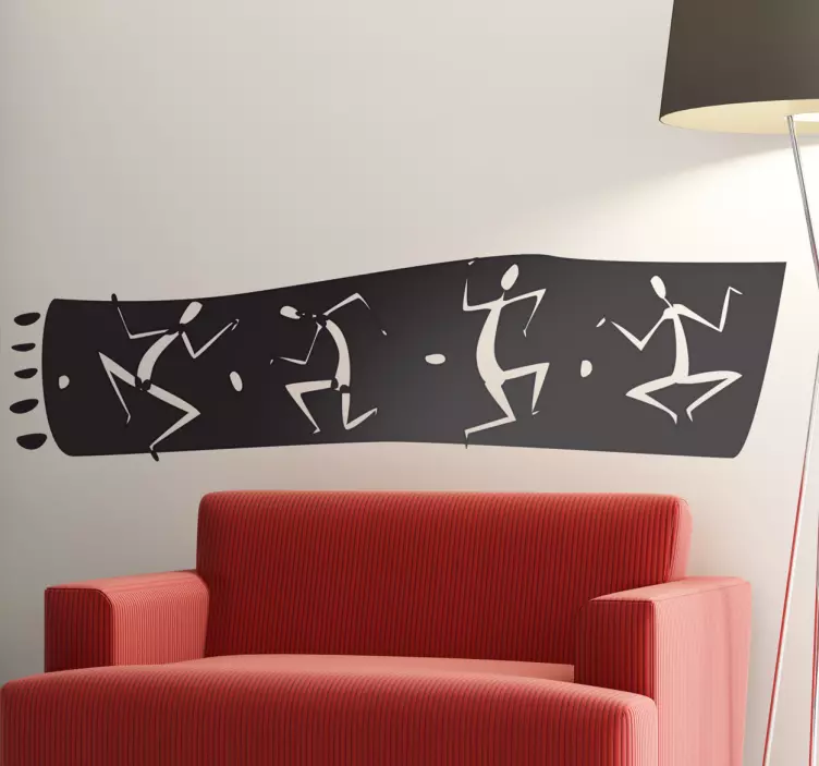 Afrikietiškos sienos lipdukas - „Tenstickers“