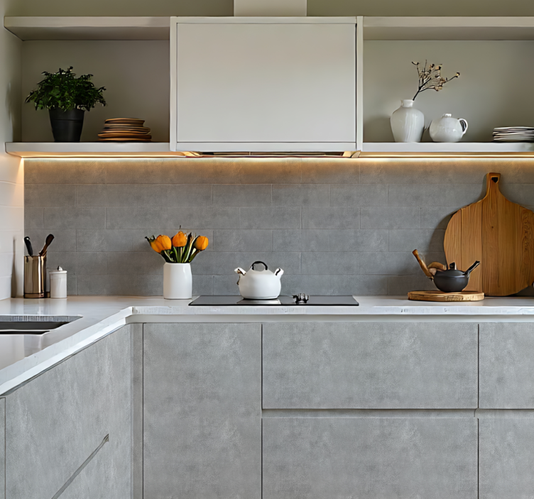 Akmens efekto imitacija virtuvės lipdukas - „Tenstickers“