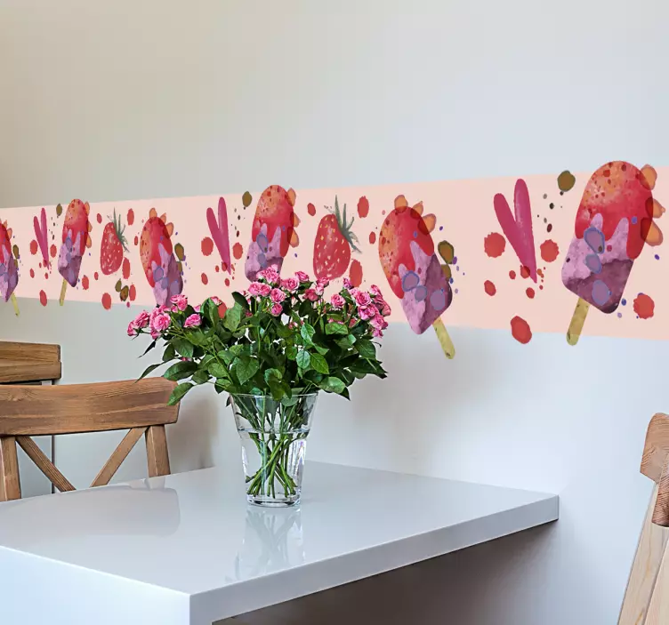 Akvarelės piešiniai ant sienos - „Tenstickers“