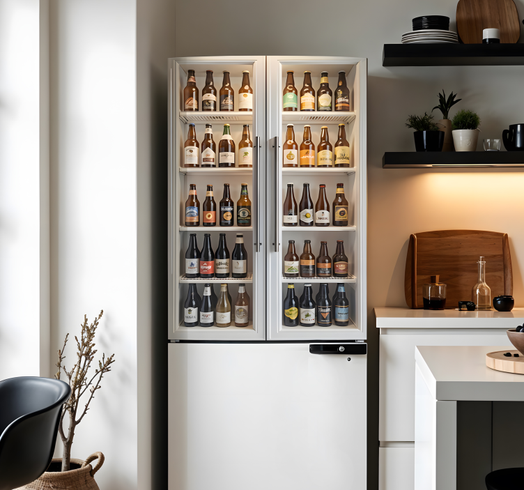 Alaus prekių ženklų šaldytuvo lipdukas - „Tenstickers“