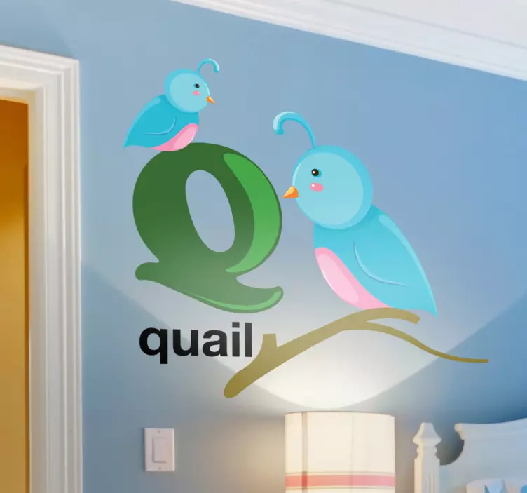 Animuotas vaikų raidė q - „Tenstickers“