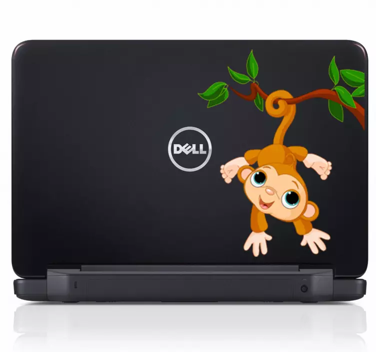 Ant medžių kabančios beždžionės animuotasis paveiksliukas - „Tenstickers“