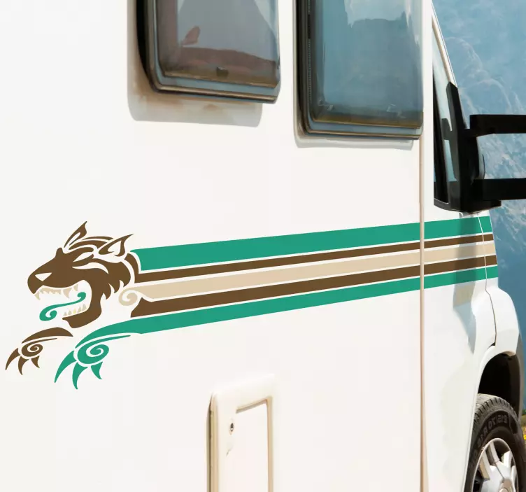 Antkabinių transporto priemonių animuotasis paveiksliukas - „Tenstickers“