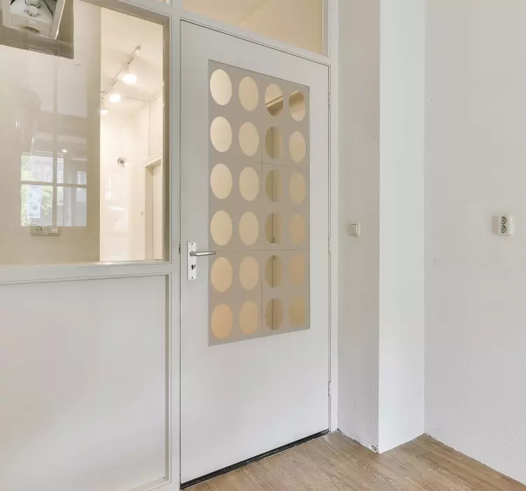 Apskritimai durų apskritimo lipdukui - „Tenstickers“