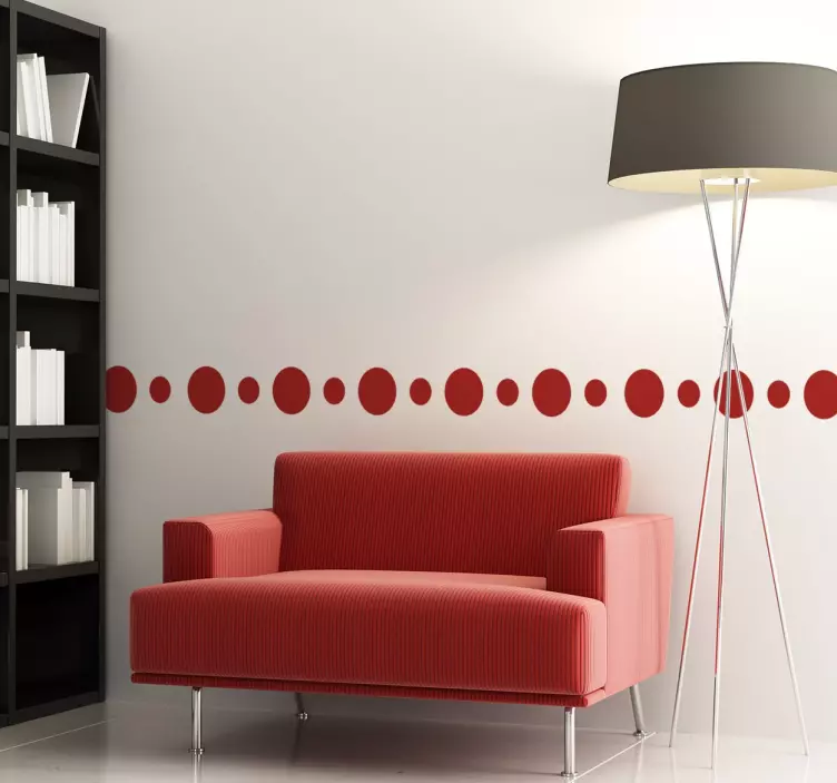 Apskritimo krašto lipdukas - „Tenstickers“