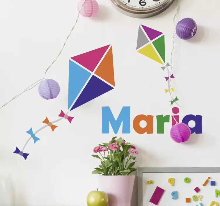 Suasmenintas aitvarų vaikams animuotasis paveiksliukas - „Tenstickers“