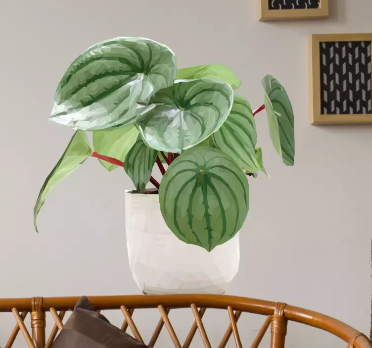 Atogrąžų augalų sienos lipdukas - „Tenstickers“