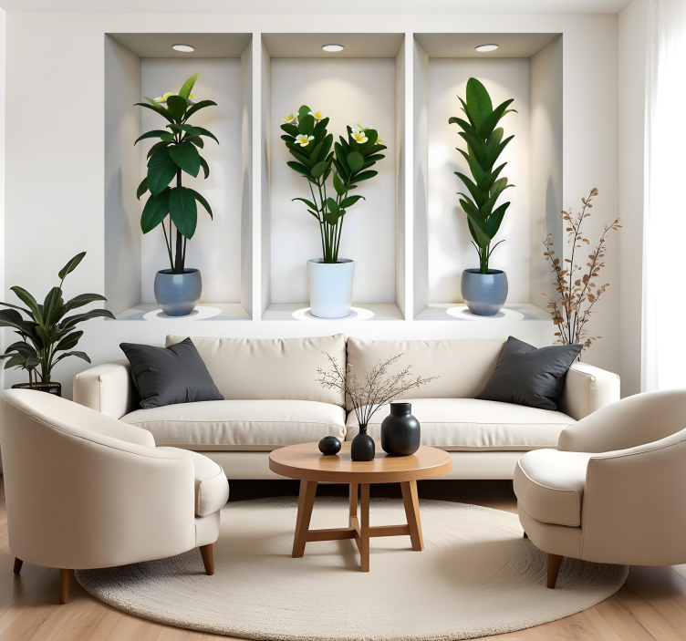 Augalai mažose erdvėse vfx lipdukas - „Tenstickers“