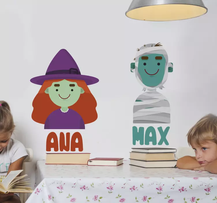 Avataras personažas helovinas animuotasis paveiksliukas - „Tenstickers“