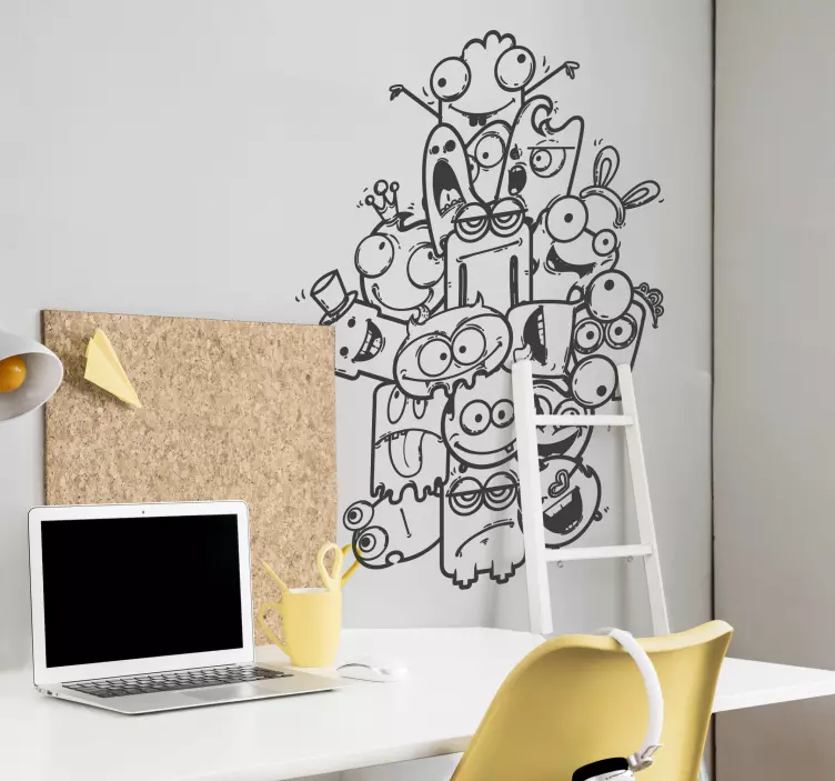 Baisių pabaisų vaikams animuotasis paveiksliukas - „Tenstickers“