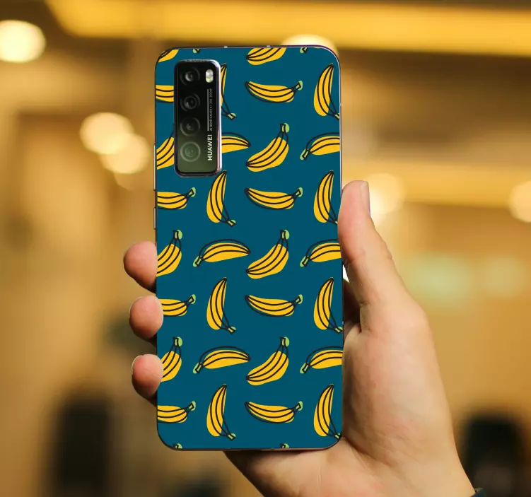 Bananų motyvas Huawei lipdukas - „Tenstickers“