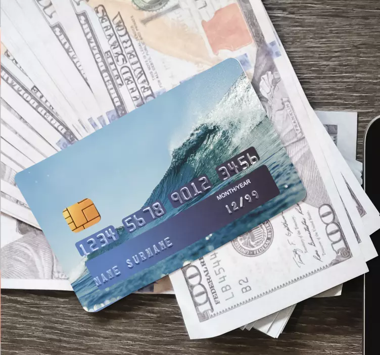 Vandenyno bangos vinilo lipdukas - „Tenstickers“