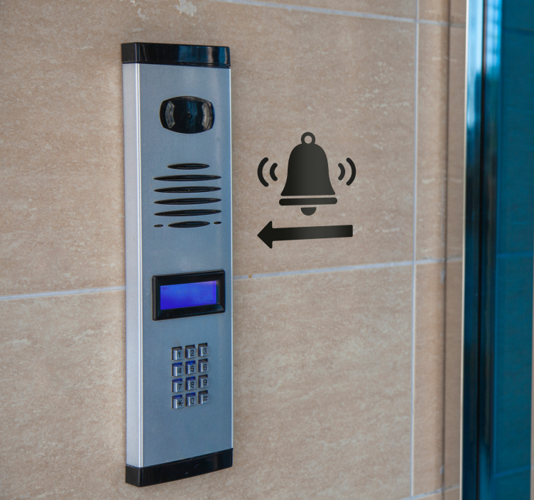 Bell SignRing for serviceSkambinkite, jei reikia aptarnavimo sien - „Tenstickers“