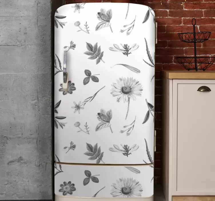 Botaninis gynėjas šaldytuvo lipdukas - „Tenstickers“