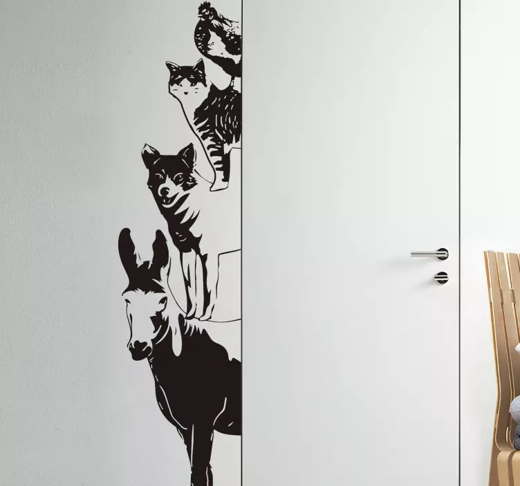 Bremeno sienos muzikantų animuotasis paveiksliukas - „Tenstickers“