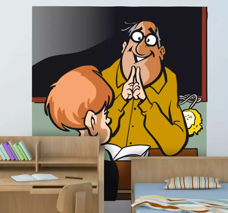 Budintis mokytojas lipdukas vaikams - „Tenstickers“