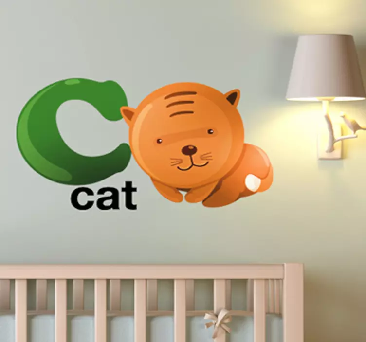 C raidės vaikams animuotasis paveiksliukas - „Tenstickers“