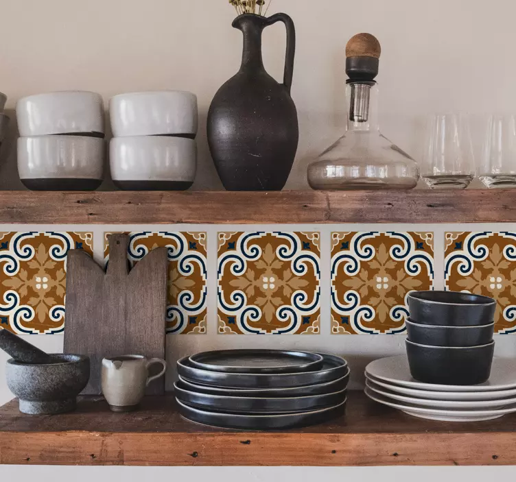 Cemento stiliaus plytelių lipdukas - „Tenstickers“