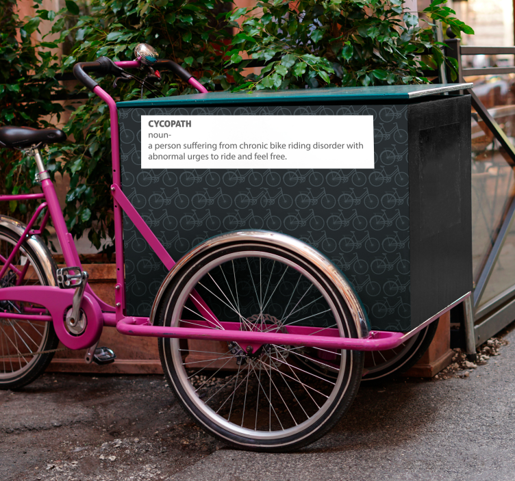 Ciklopatas ragina važiuoti lipdukai dviraciams - „Tenstickers“