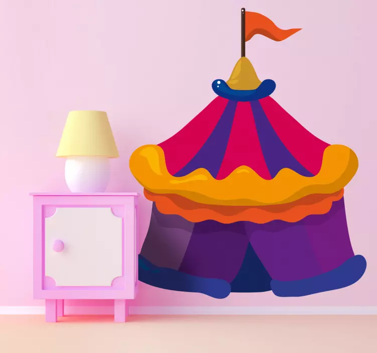 Cirko palapinės vaikams lipdukai - „Tenstickers“