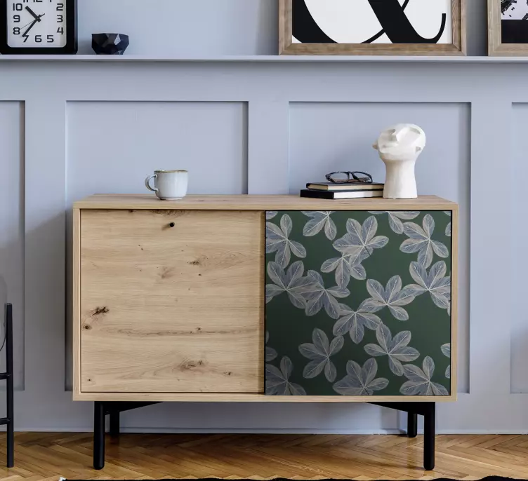 Dekoratyvinis lipdukas botanikos lapo elementas - „Tenstickers“