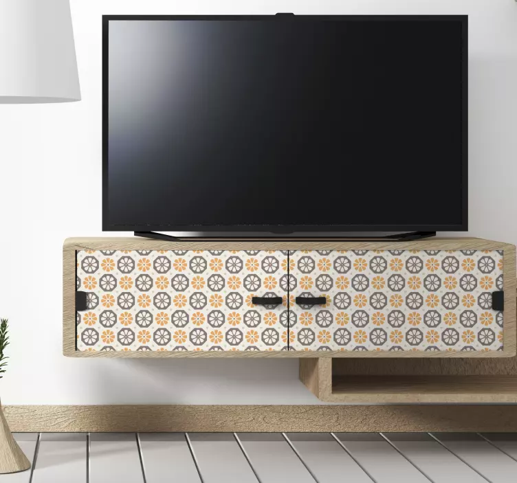 Dekoratyvinis lipdukas gėlių rašto akcentai - „Tenstickers“