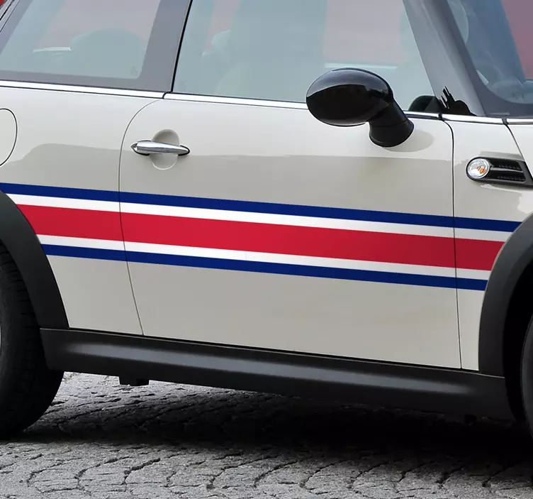 Didžiosios britanijos automobilių lenktynių juostos lipdukas - „Tenstickers“