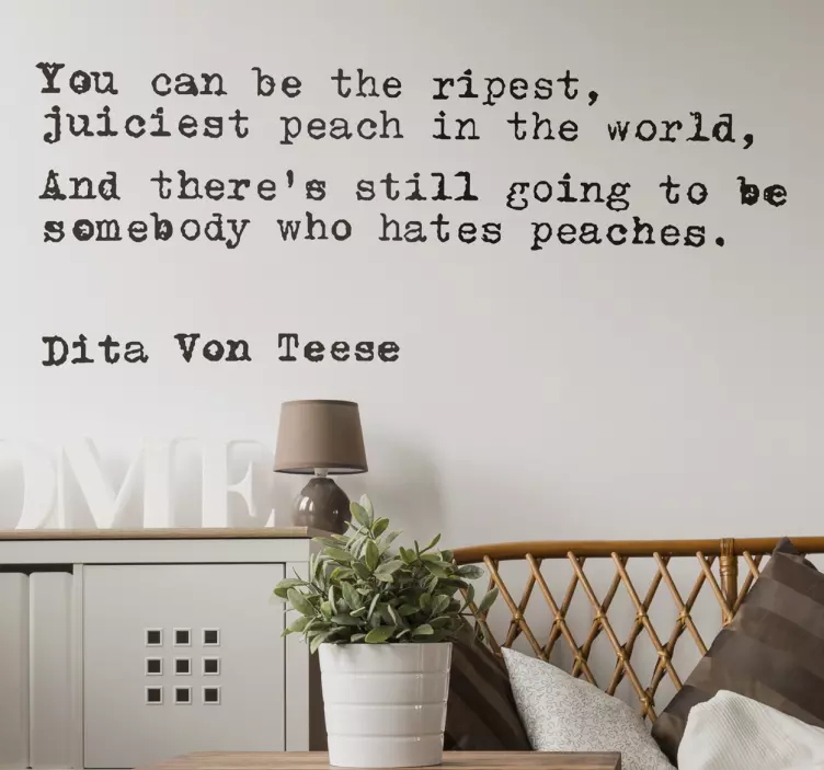 Dita von teese citatos lipdukas - „Tenstickers“