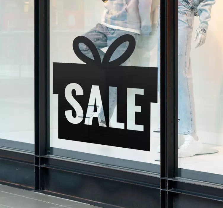 Dovanų dėžutė verslo pardavimo lipdukai - „Tenstickers“