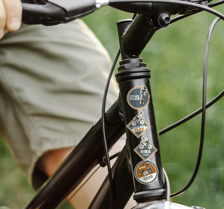 Dviračių dekoracijų dizainas lipdukai dviraciams - „Tenstickers“