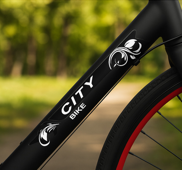 Dviračių miesto kolekcija lipdukai dviraciams - „Tenstickers“