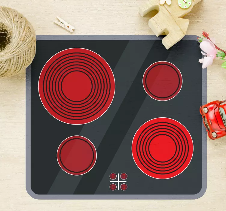 Elektrinės viryklės lipdukas - „Tenstickers“