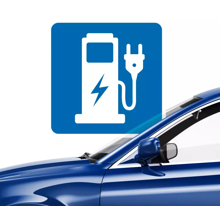 Elektrinis įkrovimo taško vinilo ženklas - „Tenstickers“