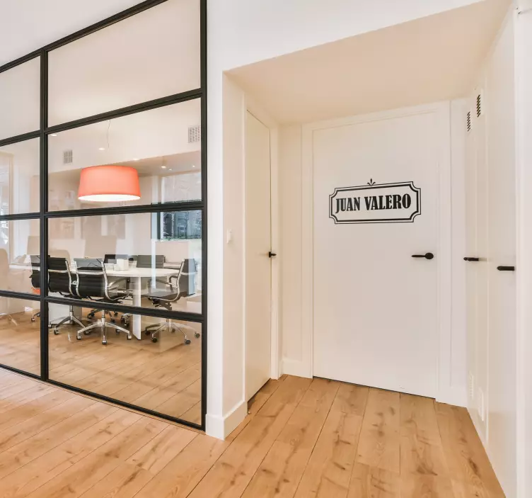 Etiketė Pavadinimas durų lipdukas - „Tenstickers“