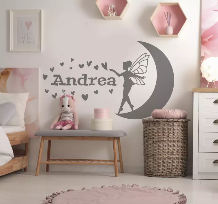 Fėja skleidžianti meilę pasakos lipdukas - „Tenstickers“