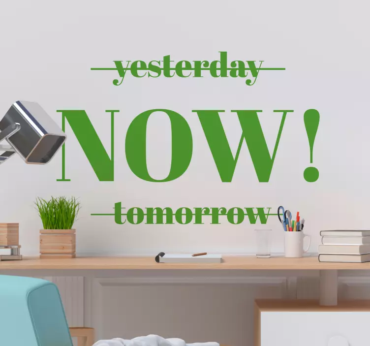 Frazė minimalizmas motyvacinis sienos lipdukas - „Tenstickers“