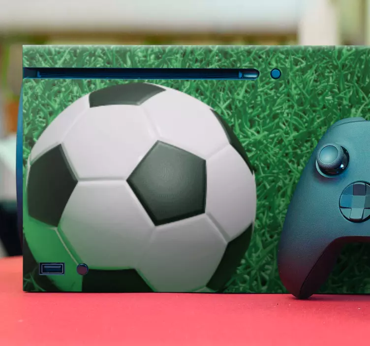 Futbolo kamuolio apvyniojimas XBOX lipdukas - „Tenstickers“