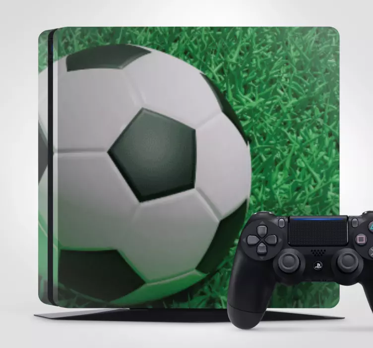 Futbolo kamuolio dizainas PS4 lipdukas - „Tenstickers“