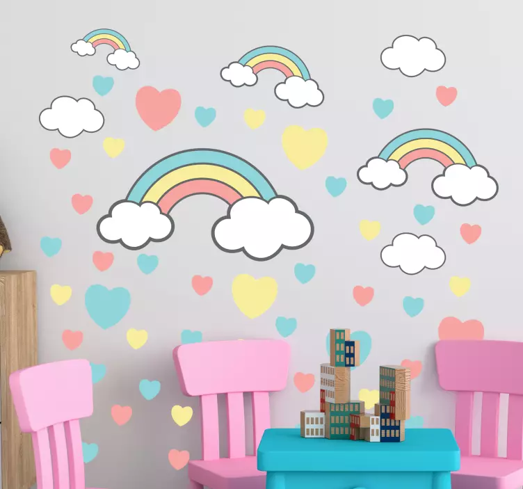 Gamtos iliustracijos lipdukas - „Tenstickers“