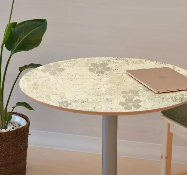 Gėlių rašto perdanga baldų lipdukas - „Tenstickers“