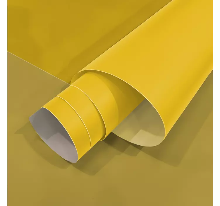 Geltonas matinis baldų lipdukas - „Tenstickers“