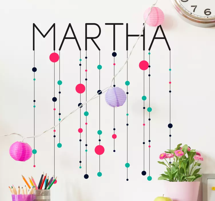 Geometrinių minimalistinių figūrų sienos lipdukas - „Tenstickers“