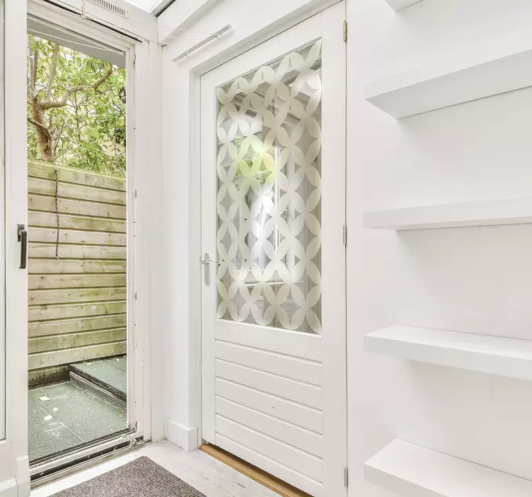 Geometrinio rašto permatomas lipdukas - „Tenstickers“