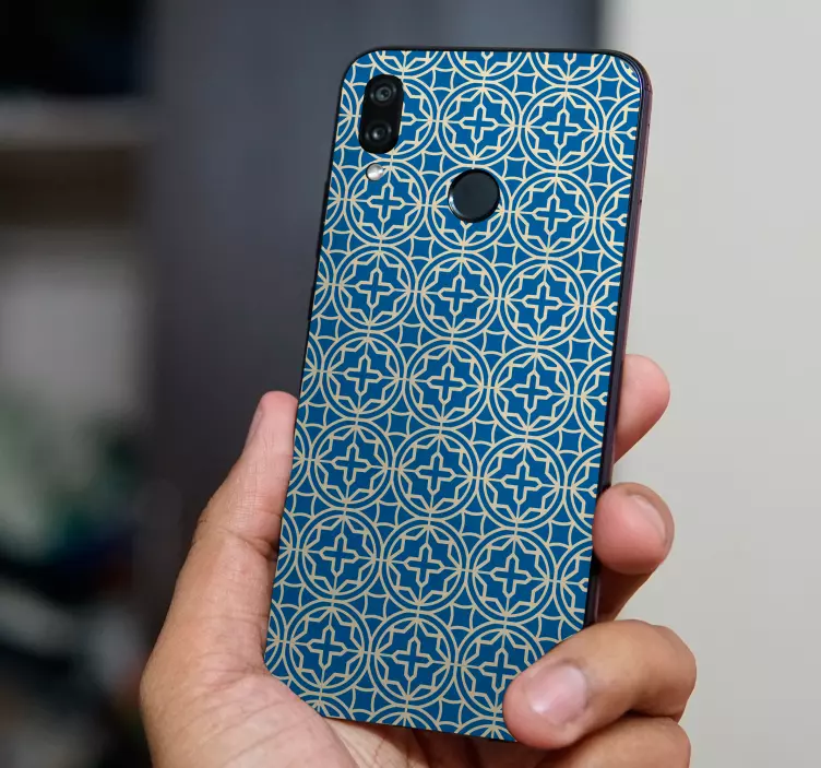 Geometrinio rašto viršelis Huawei lipdukas - „Tenstickers“