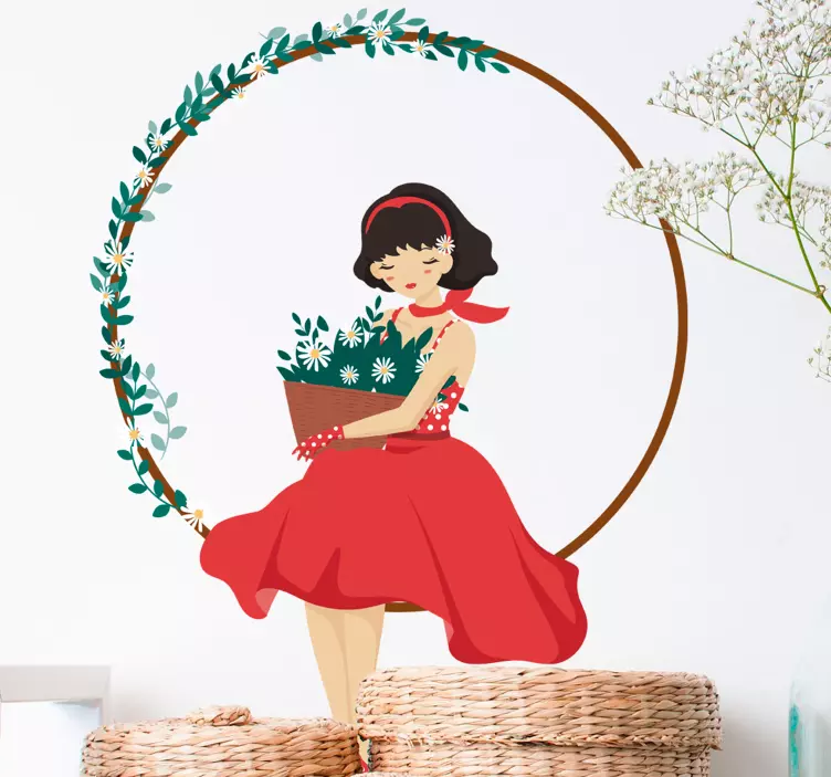 Geros mergaitės animuotasis paveiksliukas - „Tenstickers“