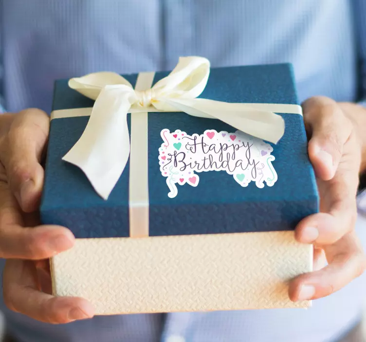 Gimtadienio lipdukas - „Tenstickers“