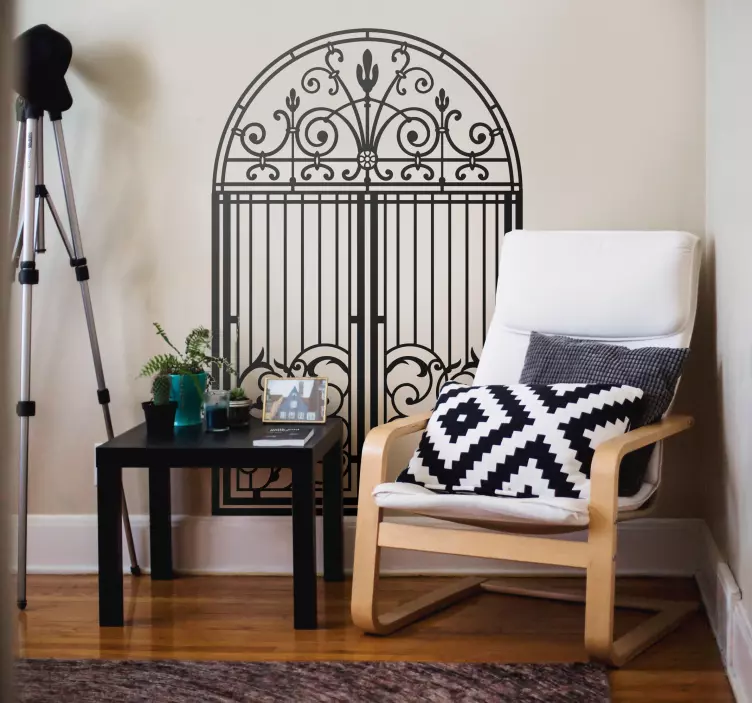 Gotikinės arkos vintažiniai lipdukai - „Tenstickers“