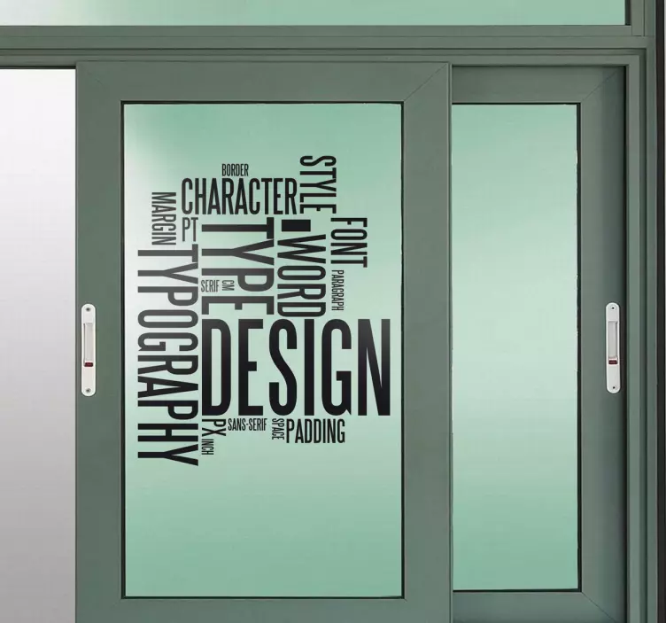 Grafinių sąvokų lipdukas - „Tenstickers“