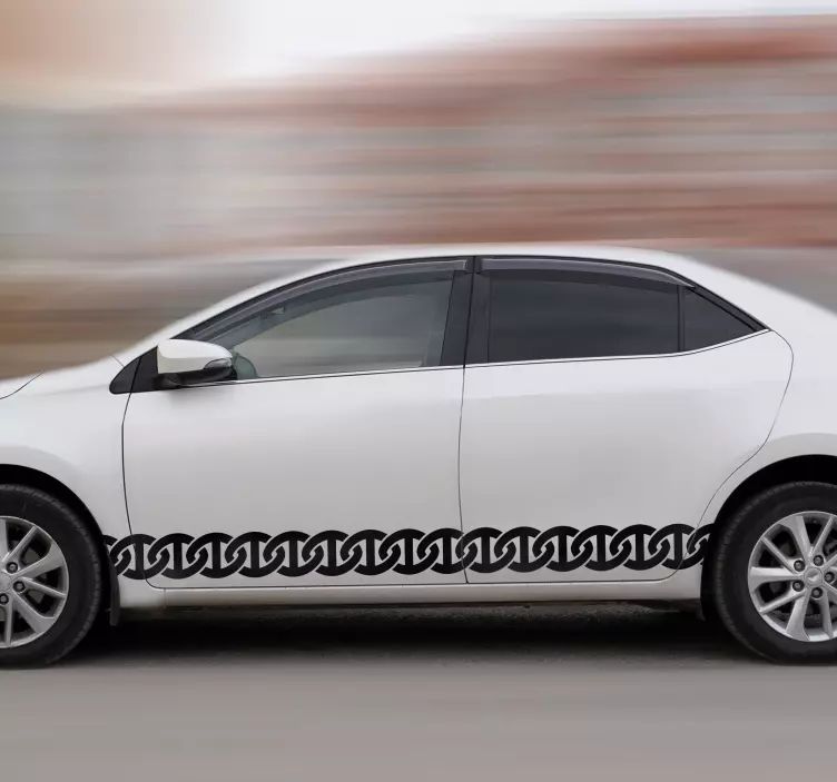 Grandines Lipdukai automobiliams - „Tenstickers“